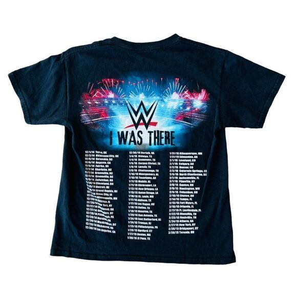WWE 2015 Wrestling Tour "I Was There" T-shirt Youth Medium (M) - Picture 2 of 5